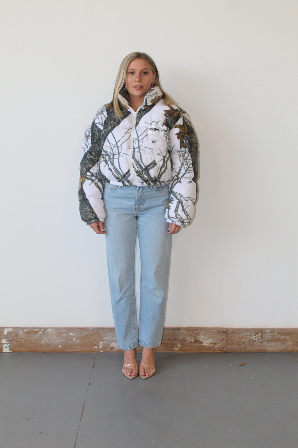 WHITE WOODS CROPPED COAT