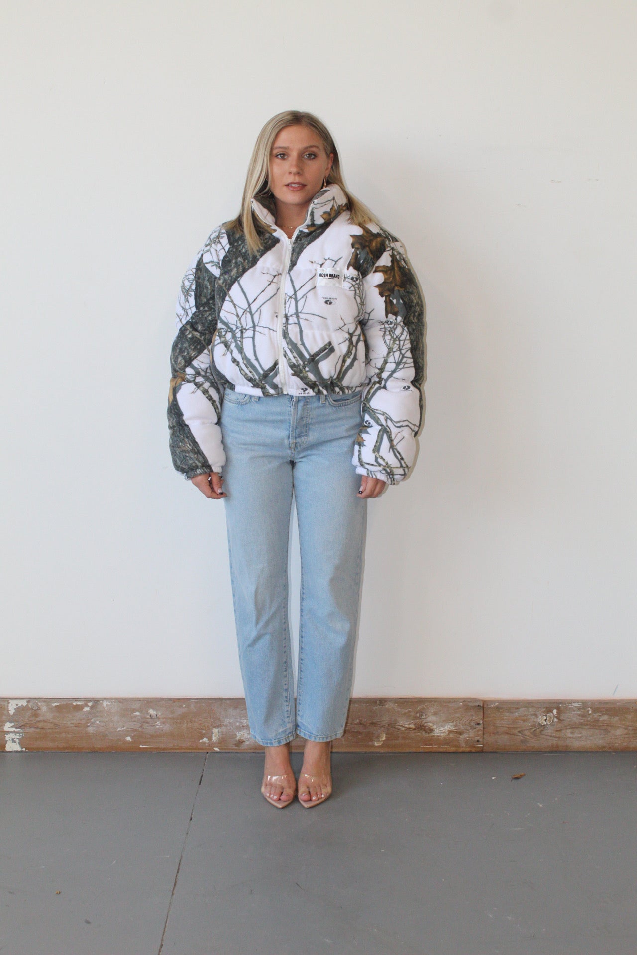 WHITE WOODS CROPPED COAT